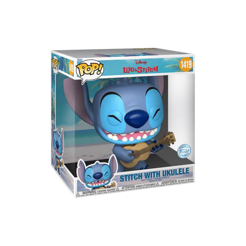 Pop! Jumbo Disney: Lilo & Stitch - Stitch w/ukulele - Funko Special Edition